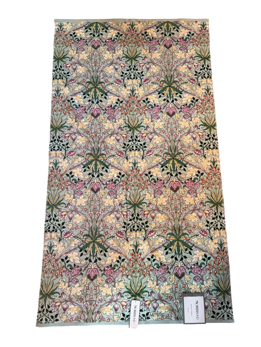 Morris & Co. NWT 5 Pc Set Botanical 3- Floral Cotton Bath Towels & 2 Hand Towels - Picture 2 of 11